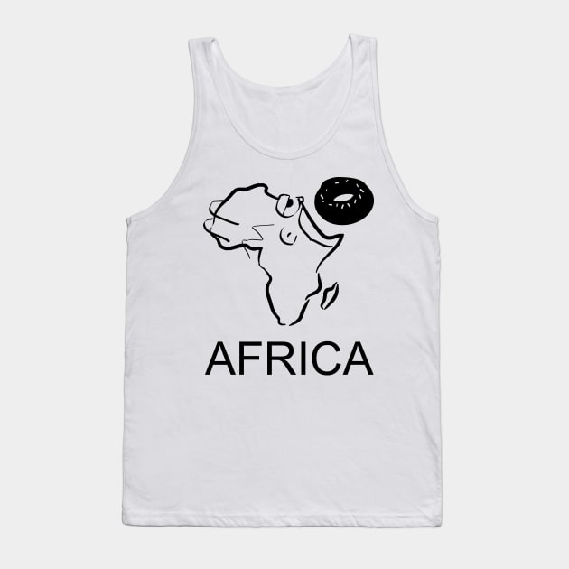 A funny map of Africa - 3 Tank Top by percivalrussell